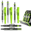 Tracer Pro Aluminum 5pc Construction Pencil Mechanical Carpenter Pencils - style: 3pc Full Set