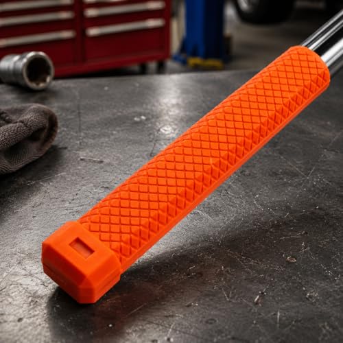 Stark USA 9-Pounds Dead Blow Hammer Mallet with Non-Marring Rubber Coating 9lbs Head Checkered Grip Handle Rebound Resistant Unibody Molded, Orange - size: 9LBS
