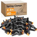 40 Pack 4.5 inch Plastic Spring Clamps, Backdrop Clips - size: 4.5in-40P