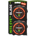 Crescent Lufkin 25 Ft Workhorse Nite Eye Tape Measure, 2 Pack, L1125NESET2V - size: 25' Two Pack, style: SAE