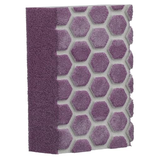 3m Sanding Sponge,Ceramic,Coarse,PK2 DCDA80-PGP-2T - 1 Each - size: 2.5 in x 4.5 in x 1 in - 2 Sponges, style: 80 Grit Coarse