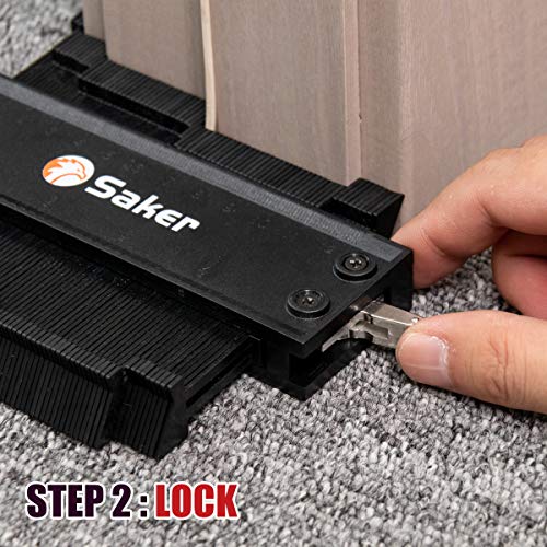 Saker Contour Gauge Profile Tool 5 Inch Black - style: 5inch Black