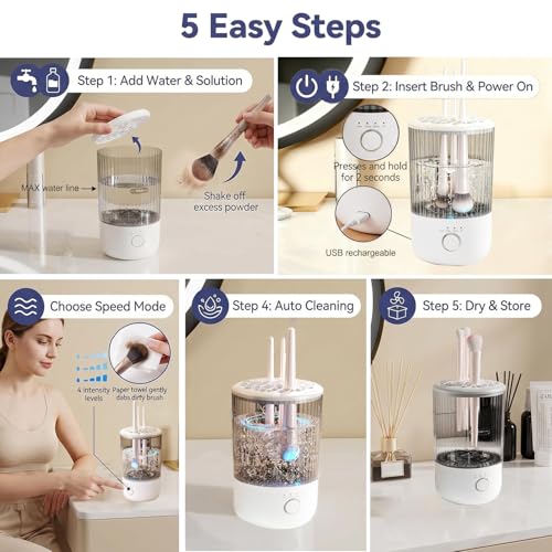 Electric Makeup Brush Cleaner, USB Makeup Brush Cleaning machine