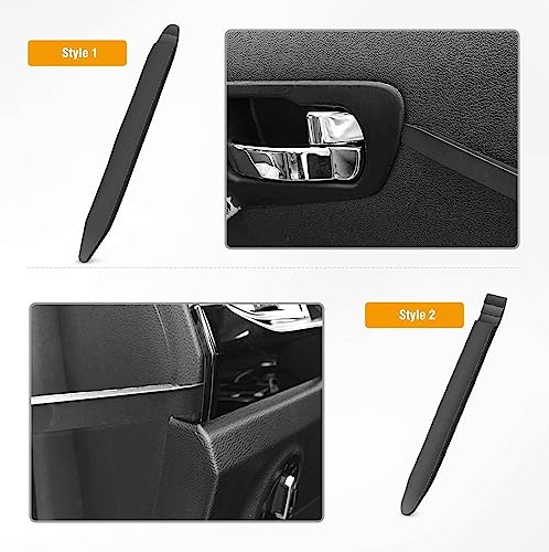 GOOACC 5 PCS Nylon Auto Trim Removal Tool Kit No-Scratch - color: Black, size: 5Pcs