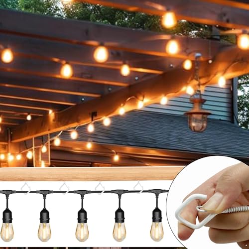 30 Pcs White Eye Hooks Screw Heavy Duty,Ceiling Hooks for Hanging Plants,String Lights,Cup,Wind Chime,Bird Feeders. Plant Hanger Indoor&Outdoor - color: White, size: 30Pcs