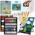 koseibal Acrylic Paint Set for Kids & Adults, Art Supplies Kit with Canvas - color: 18 Acrylic Paints + Canvas