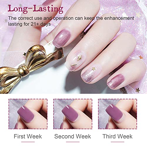 JODSONE Gel Nail Polish Starter Set Ribbon Glitter Summer Light Winter Dark Glossy 36-Piece Multi-color Gel Nail Polish Set - color: B25