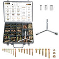 FMhotu 321Pcs Nuts and Bolts Assortment Kit, Metric Grade 8.8 Flange Hex Bolts and Nuts Set, M6 M8 M10, 18 Sizes, Comes with 1 Y-Wrench and 3 Bits THLSTZ321pcs - size: 321pcs M6 M8 M10
