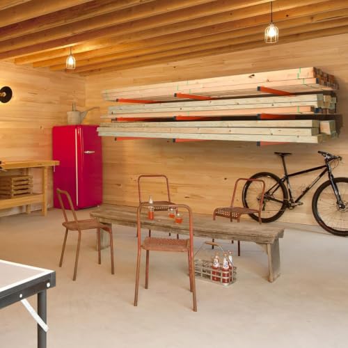 Ultrawall Wall Mount Wood Organizer and Lumber Storage Rack with 3-Level - style: Casual