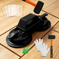 Floor Gap Fixer Tool Vinyl Planking Tools Laminate Floor Repair Kit - color: Black