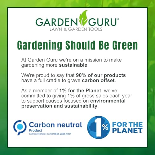 GARDEN GURU Folding Pruner Saw with Ergonomic Handle & Safety Lock – Non Slip – Rust Resistant Hardened Steel – Professional Grade Sawtooth Blade – for Pruning Trimming Camping Clearing - size: 1 Pack