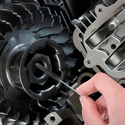 6 Set Carburetor Carbon Dirt Jet Remove Cleaner 30 Cleaning Needles + 15 Nylon Brushes + 3 Wrench + 39 Cleaning Wires Set Carb Cleaning Kit for Motorcycle ATV Moped Welder Carb Chainsaw Spray Guns - style: 30Needles+15Brushes+39Cleaning Wires+3Wrench
