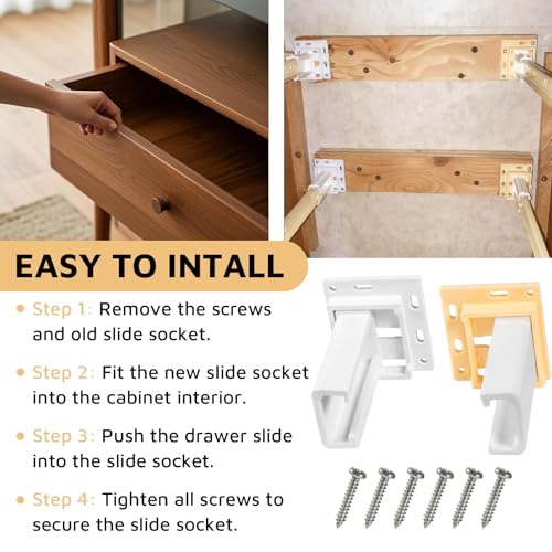 Drawer Slide Socket Set, Rv Drawer Slides, Drawer Track Back Plate