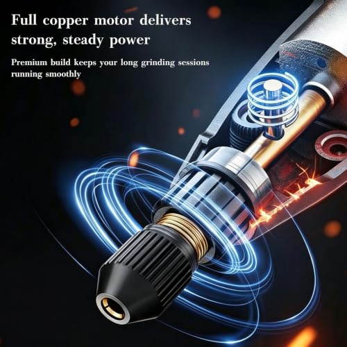 Mini Cordless Rotary Tool, 6-Speed 3.7V Rechargeable Rotary Tool Kit with 69 Accessories, USB Charging Multi-Purpose DIY Tool for Sanding, Polishing, Drilling, Engraving