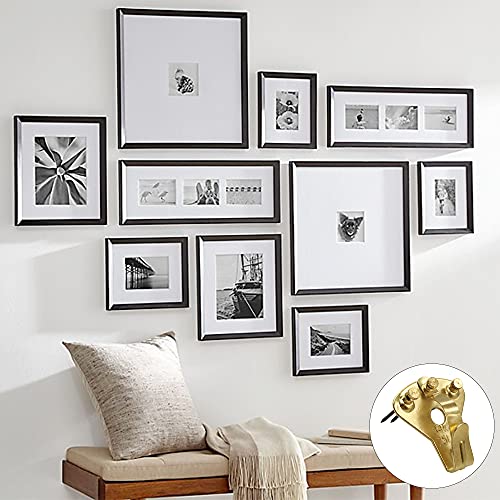 Earthquake Hangers Heavy Duty Picture Hanging Hooks 75lbs 10pcs