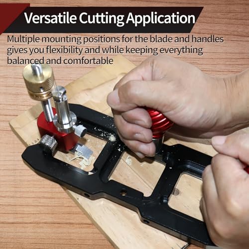Router Plane, Precision Quick Adjust Depth Adjustment Handheld Planer Aluminum Alloy Woodworking Tool for Corner Tuning Cutting Dados Grooves Mortise DIY Carpentry
