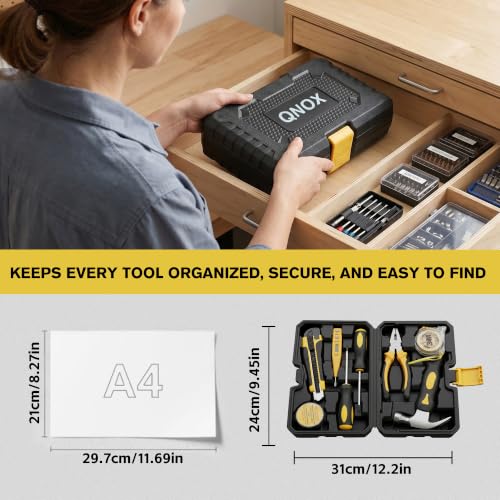 Basic Home Tool Set Household Tool kit for General Repair 8 Pcs