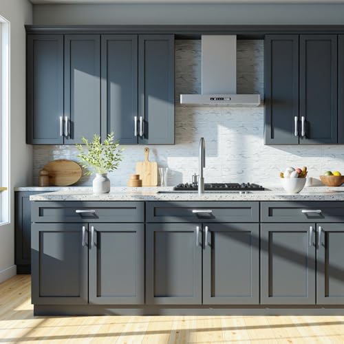 KNOBWELL 6 Pack Polished Chrome Solid Cabinet Pulls 3-3/4 Inch(96mm) Hole Center Kitchen Cabinet Handles,Cabinet Hardware for Cupboard Drawer Pulls - color: Polished Chrome, size: Hole Center：3-3/4 inch（96mm）