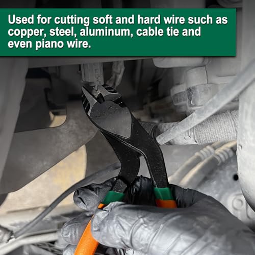 SPEEDWOX High Leverage Pliers - Pistol Grip Diagonal Cutters - Reduce Effort by 35% - style: Diagonal Pliers