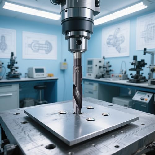 5/8 Drill Bit for Metal and Hardened Steel, M35 Cobalt 1/2 Inch Reduced Shank Industrial Grade Heavy Duty Drill Bit, with Index Storage Case - size: 5/8 in