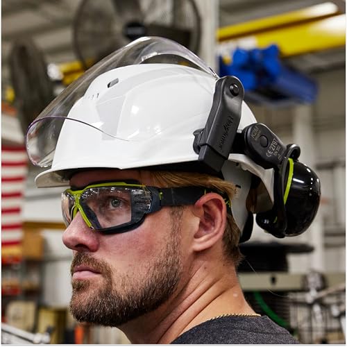 HexArmor MX350 Clear Anti Fog Eyewear with Gas Resistant Neoprene Strap - color: Clear / Trushields / Neoprene Strap