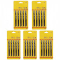 25PCS T244D 4-Inch HCS 6-Tooth Jig Saw Blade for Wood, Metal and Plastic Cutting Compatible with Bosch DeWalt Ryobi Skil Metabo ﻿