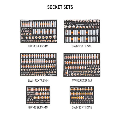 GEARWRENCH 791 Piece Master Mechanics Tool Set in Premium Modular Foam Trays with GSX Mobile Tool Storage | MEGAMODPRO - style: 791 Piece
