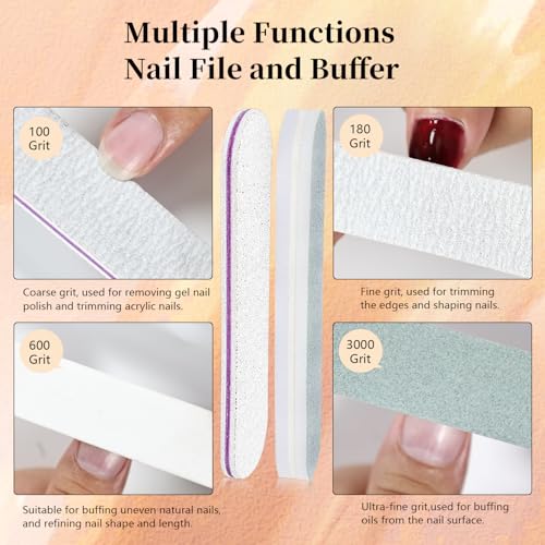 JODSONE Gel Nail Polish Remover Kit - Set with 15ml Gel Nail Polish Remover, Cuticle Oil and Latex Tape, and Complete Remover Manicure Tool Set, No Soaking
