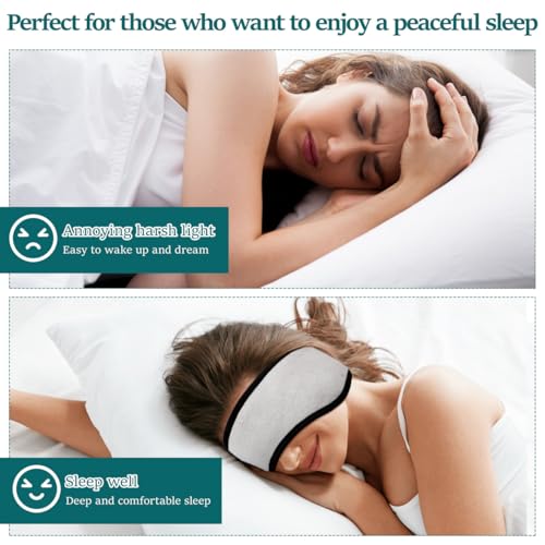 Angoily Sleeping Earmuffs with Adjustable Heads, Sleeping Ear Muffs for Men Women, for Side Sleepers, Winter Night Noise Reduction, Travel and Home Use, Grey - color: Grey
