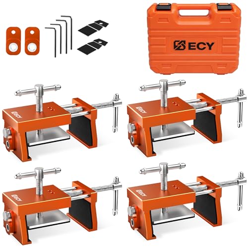 ECY Cabinet Clamps, Cabinet Face Frame Alignment Tool, 4 Pack, Orange - color: Orange - 4 Pack