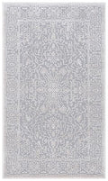 SAFAVIEH Reflection Accent Rug 2'3"x3', Light Grey & Cream RFT670C - color: Light Grey/Cream, size: 2'3" x 3' (Rectangular)