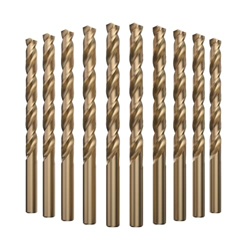 LU&MN M35 Jobber Drill Bits, 5/16", 10 Pcs - size: 5/16"