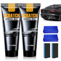 2PCS Car Scratch Repair Paste, Scratch Remover for Vehicles,Scratch Removal Wax for Vehicles, Deep Scratch Repair Kit for Cars with Wipe and Sponge