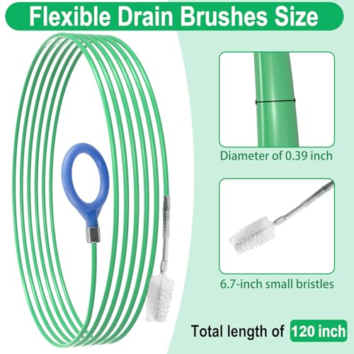 Auto Sunroof Drain Cleaning Tool, 120 Inch Flexible Tube Cleaning Brush - size: 120 Inch kits