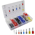 Fidioto 800 PCS/8 Sizes Wire Terminal ferrules kit, AWG22-8 Specification Wire Terminal connectors, Suitable for Insulated Cable pin terminals in Electrical, Industrial, and Power Control Systems - size: 800 PCS
