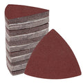 120 Pcs Triangle Sanding Pads, 120 Grits Detail Sander Sandpaper Hook and Loop Sanding Sheet,3-1/8"(80mm) Triangular Sandpaper for 3-1/8" Oscillating Multi Tool, No Holes - size: 120 Grit, style: No Hole