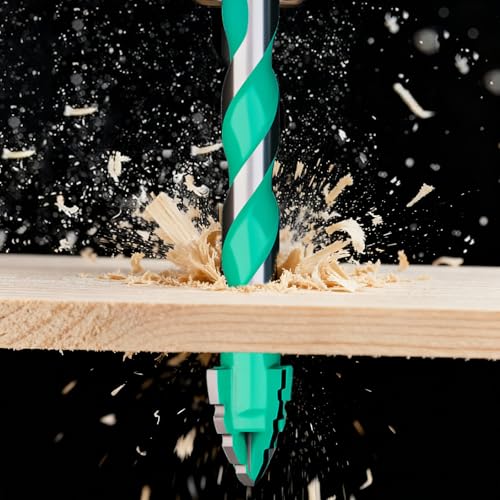 GRENPRO Masonry Drill Bit Set 10Pcs, 1/4"-7/12" Serrated Concrete Drill Bit - size: 1/4" - 7/12" (10 PCS)