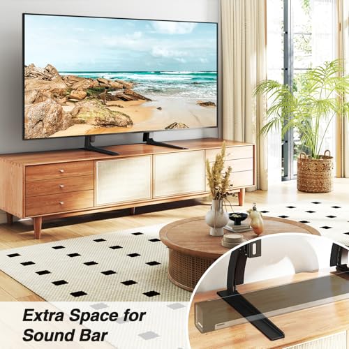 5Rcom TV Stand Mount, Universal Tabletop for 22-65 Inch Flat Screen TVs - size: 22-65inch
