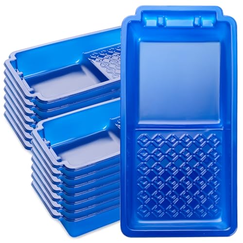 Mister Rui 4 Inch Paint Tray Liners 15-Pack, Disposable Liners Refills