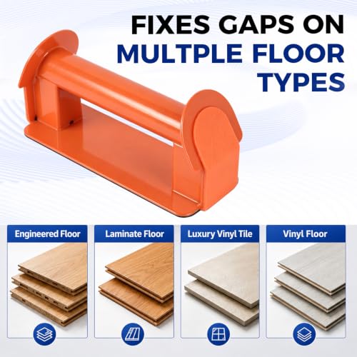 Heavy-duty floor gap repair tool, equipped with hammer adhesive gaskets - size: 11.15*3.54*3.94