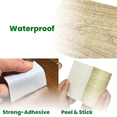 ECOHomes Wood Grain Repair Tape (Modern Pine, 4 Inch x 15 Feet) - color: Modern Pine, size: 4 Inch By 15 Ft