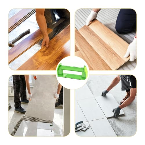 Floor Gap Fixer Tool Heavy Duty, Floor Gap Repair Tool Made of Iron with Sticky Pad、Crack Cleaner and Hammer. Flooring Tools Kit for Laminate, Vinyl Plank, Hardwood