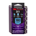 3M Pro Grade Precision 3-in-1 Sanding Sponge, 180 Grit Medium, 2 Sponges, Washable & Reusable, for Wood, Metal, Drywall, and Paint Prep – Flexible Foam, Contoured, Angled, Flat - size: 2.5 in x 4.5 in x 1 in - 2 Sponges, style: 180 Grit Medium
