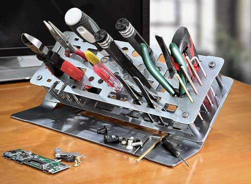 ScrewDriver Organizer Holder Al Alloy Small Tool Rack for DeskTop