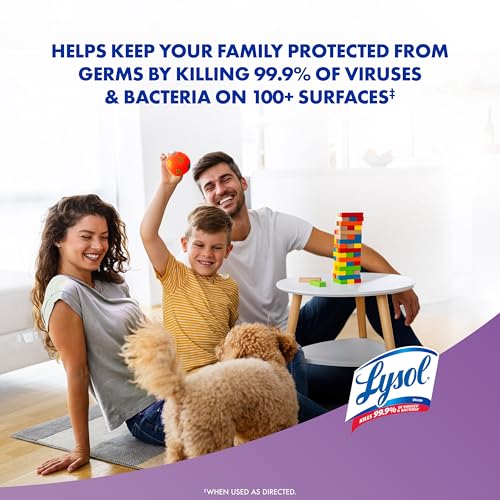 Lysol Disinfecting Wipes, Multi-Surface, Lavender + Mango, 80 ct. (4 Pack)