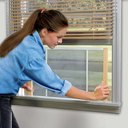 Frost King AWS1033SP WB Marvin Adjustable Window Screen, Natural - style: 10" High x Fits 19-33" Wide