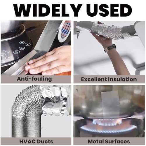 ADHES Heavy Duty Aluminum Foil Tape 3 Inch x 210 Feet(70 Yards) - size: 3in x 70yd