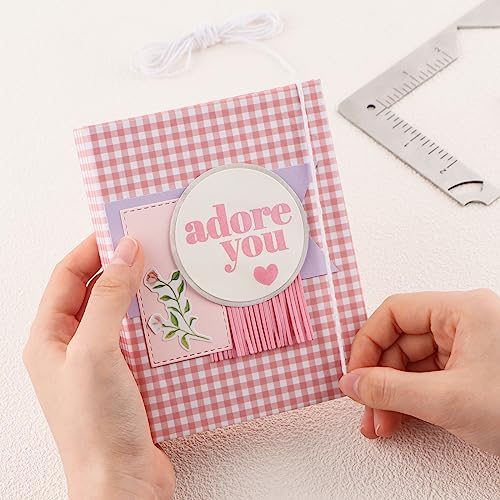 2Pcs/Set,Book Cover Guide,5-in-1 Stainless Steel Metal Bookbinding Cover Tool for Making Book Cover Creating Book or Album Covers Out of Chipboard Makes Creating Covers Out of Chipboard Simple - color: 2Pcs/Set Book Cover Guide