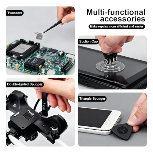 Small Precision Screwdriver Set 152 in 1 Mini Magnetic Screwdriver Set with Torx for Electronic, Watches, Laptop, Computers, Smartphones, PS5, Drones, Jewelers, Glasses - color: Black