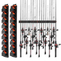 KastKing GravityLock V9 & V9 Vertical Fishing Rod Holder, Holds 18 Rods - color: V9 2-pack (store 18 combos)